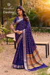 Dastoor Vol 3 By Kashvi Viscose Bright Moss Foil Ladies Saree Wholesale Online